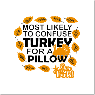 Funny Thanksgiving Quote Posters and Art